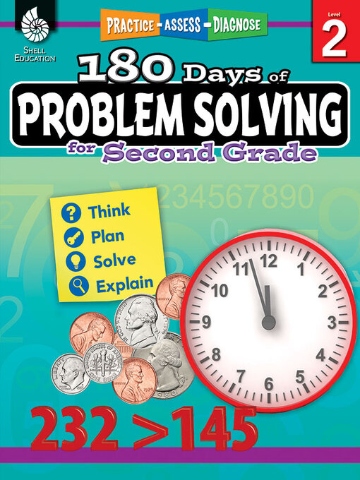 Cover image for 180 Days of Problem Solving for Second Grade